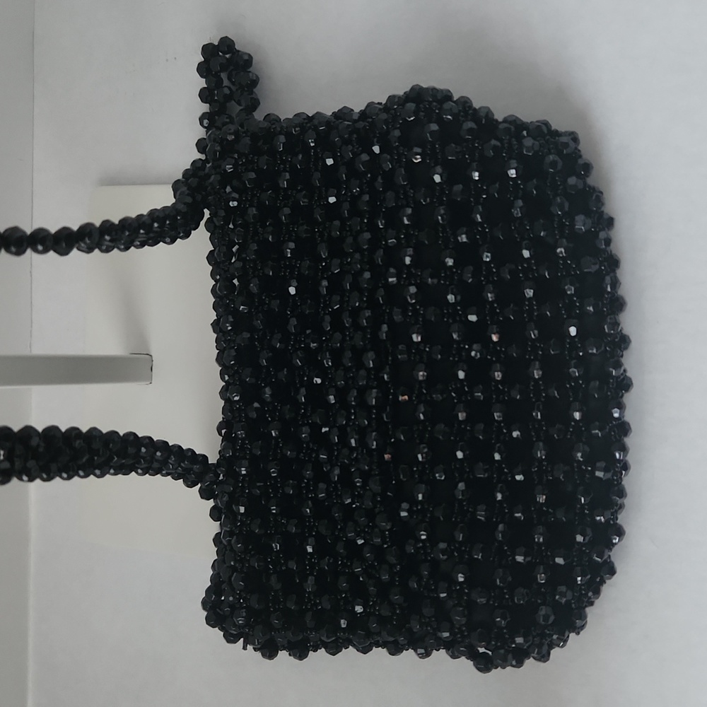 Beaded Black dressy small purse